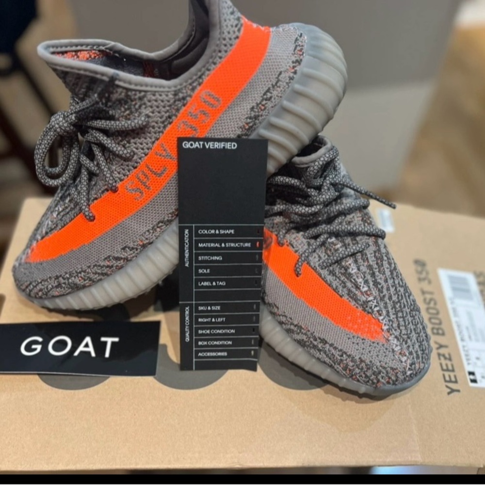 Yeezy Boost 350 V2 with Bold Orange Stripe